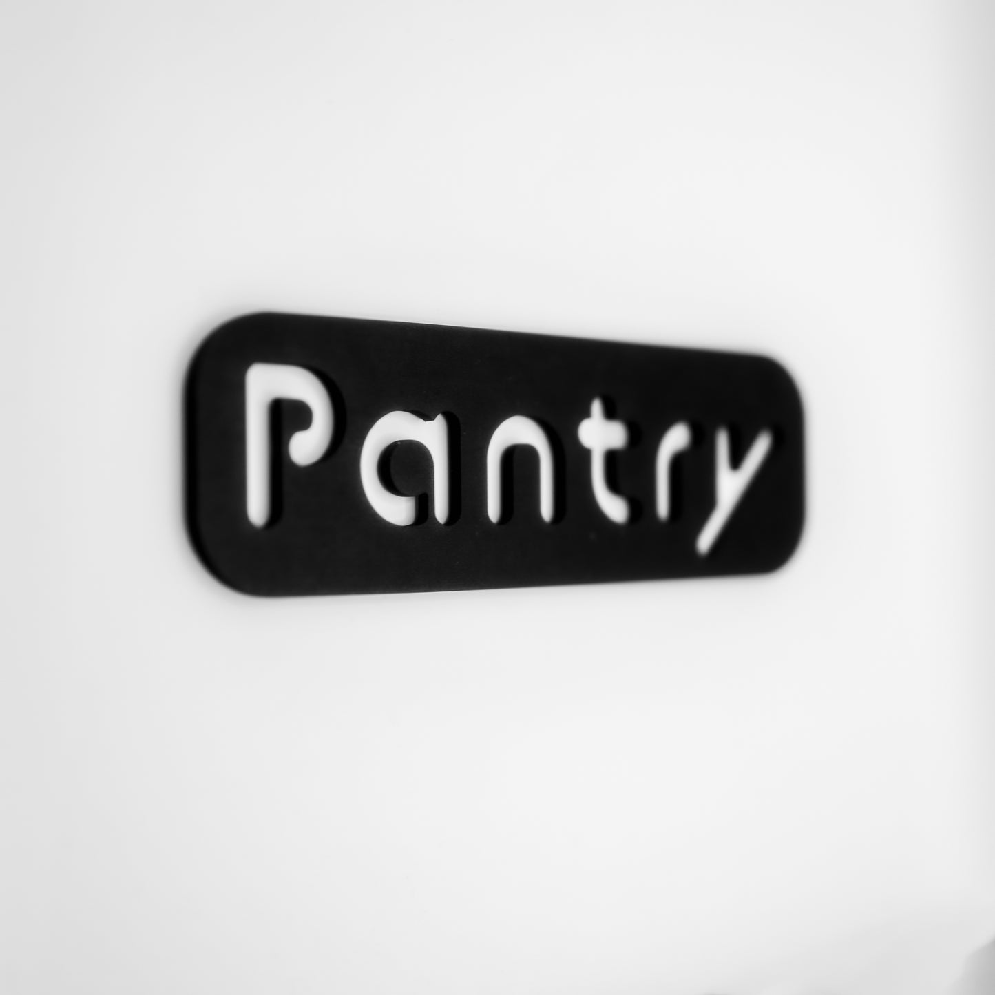 Pantry sign for the wall and door