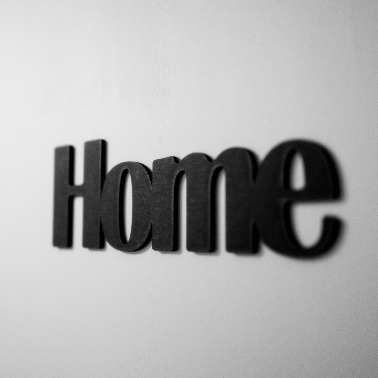 inspirational "Home" sign for entryway