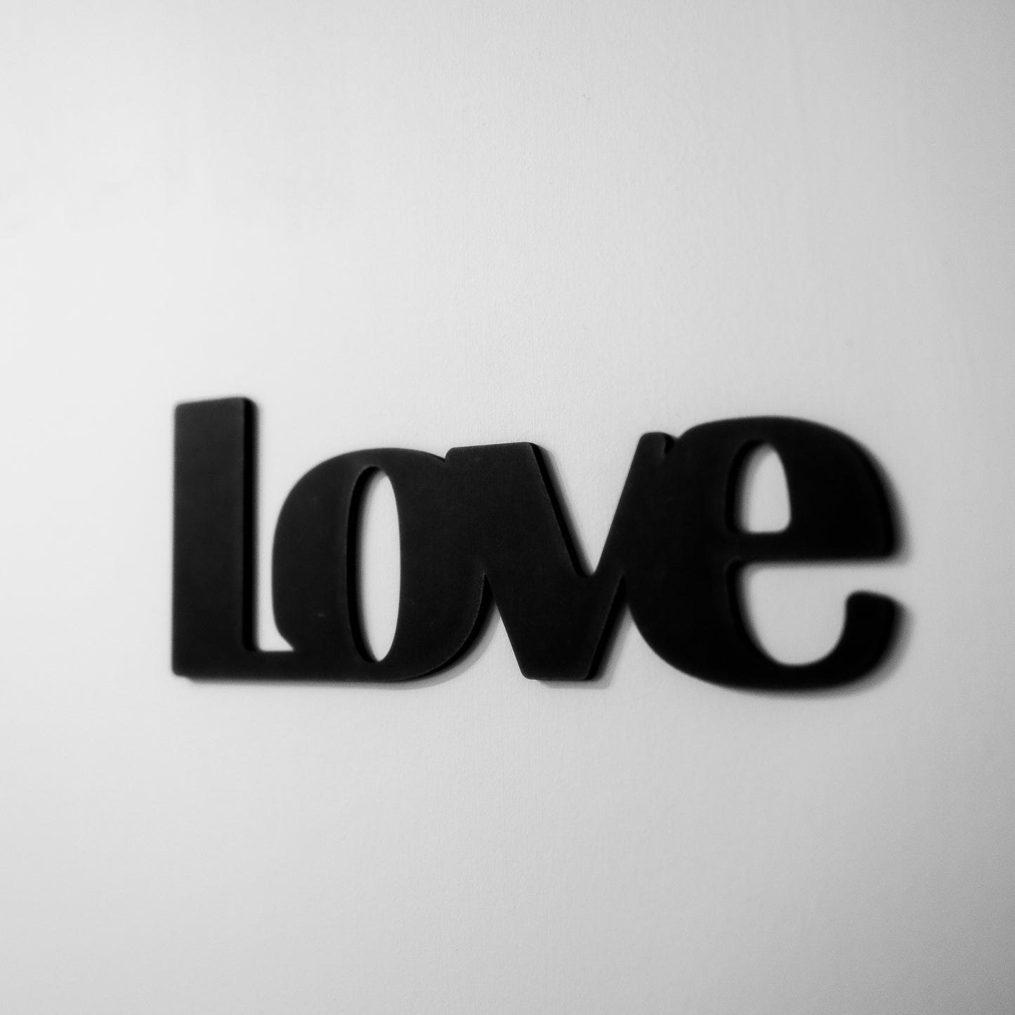 Inspirational "Love" sign for warm, inviting home design